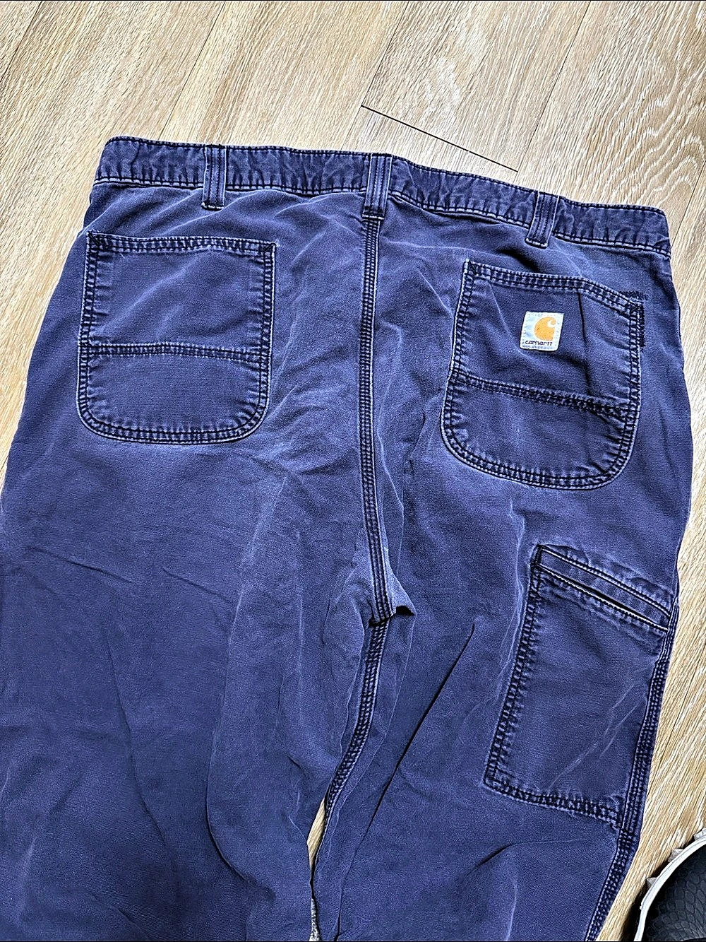 Carhartt Relaxed Fit Cargo Pant Pants Blue Waist 42 x 32